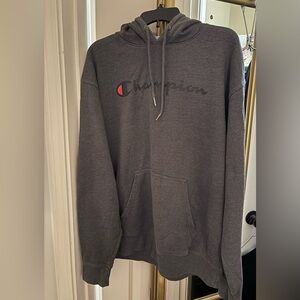 Champion Dark Grey Hoodie Men’s Large